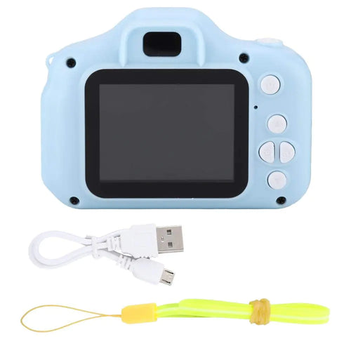 1080P Kid Camera Childrens Digital X2 Mini Portable Kid Video Camera for Girls Birthday Birthday Christmas New Year Gift Children Toys Gifts(Blue)