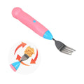 Electric Twirling Fork Automatic Spinning Fork for Spaghetti Noodles Gifts for Kid and Birthday Gifts (NY068 Pink N)
