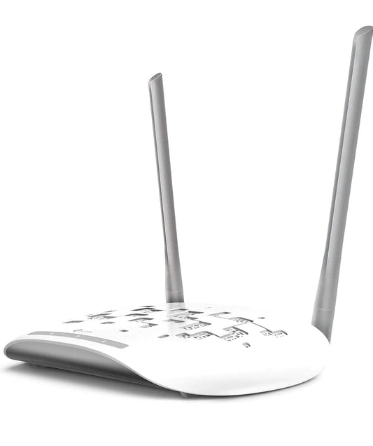 TP-Link WiFi Access Point TL-WA801N 2.4Ghz 300Mbps Supports Multi-SSID/Client/Bridge/Range Extender 2 Fixed Antennas Passive PoE Injector Included (Renewed)